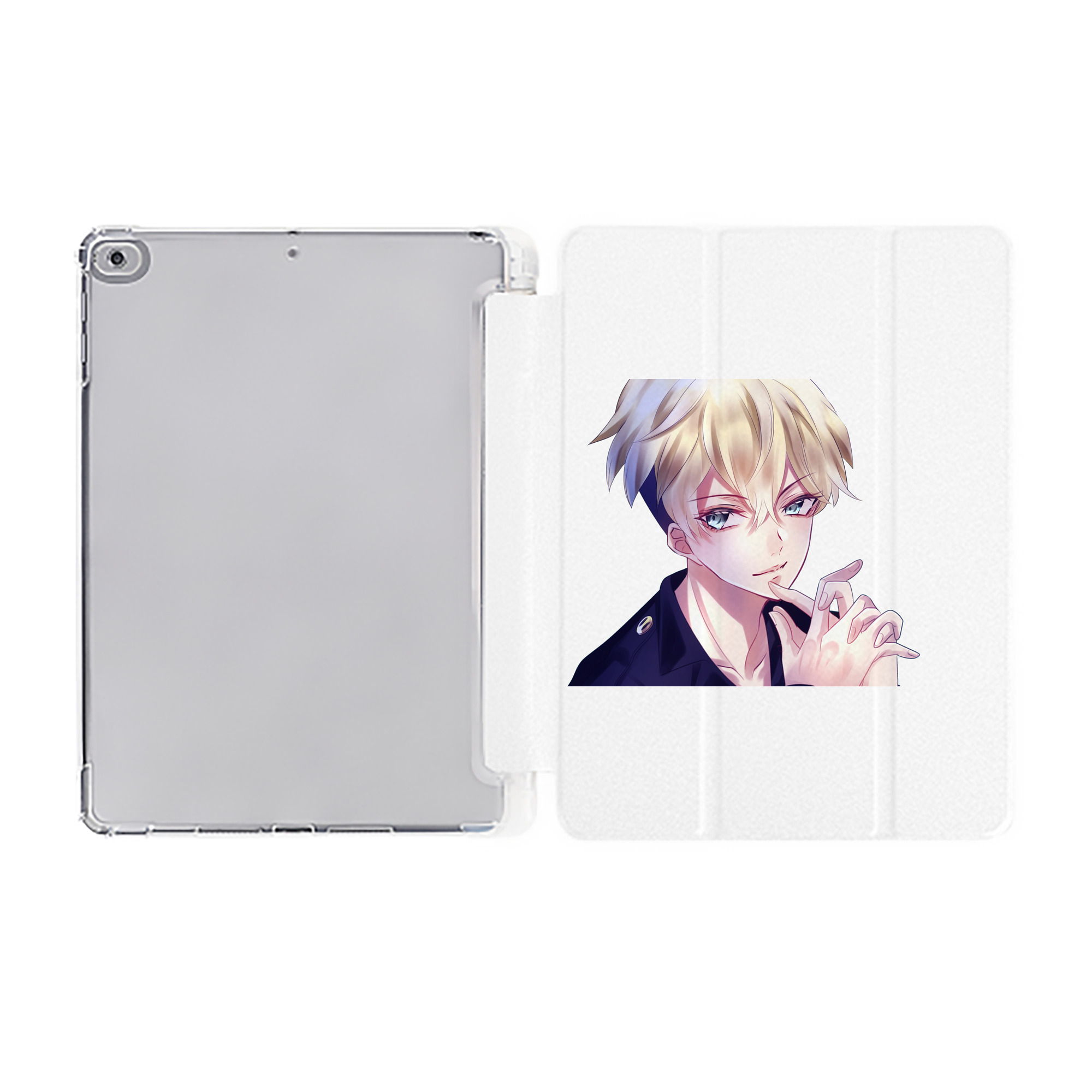 （画像用） 東京リベンジャーズ Tokyo Revengers IPad ケース ペン収納付き 三つ折りスタンド PUレザー×シリコン 対応機種9.5/10.5/10.9インチ